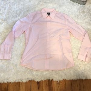 H&M pink dress shirt